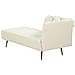 Chaise Longue Versione Destra Riom Bouclé Bianco Sporco - Foto miniatura 6