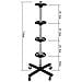 Albero Asta Porta Pneumatici Albero Per Pneumatici Ferro Salvaspazio Con Ruote - Foto miniatura 3