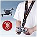Tracolla Regolabile Con Cordino Per Dji Fpv Combo Black - Foto miniatura 2