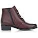 Red Casual Closed Booties Stivaletti Pelle Scarpe Donna Rosso Eu 38, D6877-35 - Foto miniatura 3