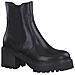 Black Casual Closed Booties Stivaletti Pelle Scarpe Donna Nero Eu 36, 1-26486-41 003 - Foto miniatura 1