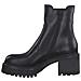 Black Casual Closed Booties Stivaletti Pelle Scarpe Donna Nero Eu 36, 1-26486-41 003 - Foto miniatura 3