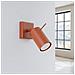 Lampada Da Parete Ring Rosso Ocra Sl. 1506 - Moderno Lampada Da Parete Ocra Rossa 8x8x16 Cm - Foto miniatura 4