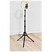 Kit Influence Xl Anello Luminoso 26cm Con Treppiede 1,6m, Nero - Foto miniatura 4