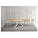 Tavolo allungabile 90x160/420 cm Karida quercia natura gambe bianche - Foto miniatura 3
