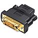 ECDB0 adattatore per inversione del genere dei cavi DVI (24+5) HDMI Nero - Foto miniatura 1