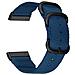 Cinturino In Tela Di Nylon Per Fitbit Versa 3/sense Black - Foto miniatura 1