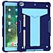 Custodia Per Ipad 9/8/7 10.2” Con Supporto E Alloggiamento Per Stilo Blu - Foto miniatura 1