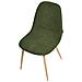Set Di 2 Sedie Da Pranzo Hilden Velluto A Coste Verde - Foto miniatura 7