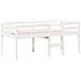 Letto a Soppalco con Tetto Bianco 90x190 cm in Legno di Pino - Foto miniatura 5