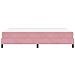 Letto box spring con materasso Rosa 140 x 190 cm Velluto - Foto miniatura 8