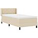 Letto box spring con materasso con materasso Crema 90 x 190 cm - Foto miniatura 7