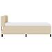 Letto box spring con materasso con materasso Crema 90 x 190 cm - Foto miniatura 9