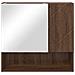 Mobiletto per specchio con porta Rovere marrone 59 x 17 x 55 cm - Foto miniatura 6