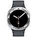 Anello Lunetta In Acciaio Inossidabile Compatibile Con Samsung Galaxy Watch8 40mm - Migliora Lo Stile Del Tuo Orologio Silver + Black - Foto miniatura 2