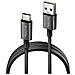 Zyro-ac White: Cavo Di Ricarica Da Usb-a A Usb-c. Trasmissione Dati: 480 Mbps Usb 2.0. Lunghezza: 1 M. Potenza: 15 W. Resistente. Bianco. - Foto miniatura 2