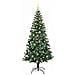Albero di Natale artificiale con luci integrate Verde 180 cm - Foto miniatura 3