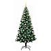 Albero di Natale artificiale con luci integrate Verde 180 cm - Foto miniatura 4