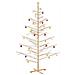 Albero di Natale in legno con supporto Naturale 210 cm - Foto miniatura 3