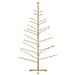 Albero di Natale in legno con supporto Naturale 210 cm - Foto miniatura 5