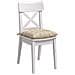 Cuscini per Seduta 4 pcs Crema 40 x 40 x 6 cm Microfibra - Foto miniatura 3