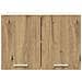 Armadio pensile con porta Riga 2 pcs Rovere Artigiano e Bianco - Foto miniatura 7