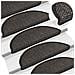 Tappeti Adesivi Scale Aspetto Sisal 30 pz 56x17x3 cm Antracite - Foto miniatura 6