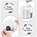 Beauty Case Da Viaggio In Silicone Bianco: Organizzatore Portatile Per Cosmetici - Foto miniatura 3