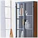Fermalibri Legno E Alluminio Argentato 30x10x17h - Foto miniatura 2