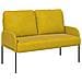 Divani con cuscino 110cm Giallo Legno compensato - Foto miniatura 1