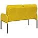 Divani con cuscino 110cm Giallo Legno compensato - Foto miniatura 6