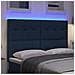Testiera LED con luci a strisce a LED Blu 144 cm Poliestere - Foto miniatura 4