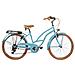 Bici Da Donna Misura 26 City Bike Bicicletta Cruiser Stile Americano Con Cambio 6v Completa Di Accessori Luci A Led - 43 Verde Pastello - Foto miniatura 2