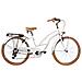 Bici Da Donna Misura 26 City Bike Bicicletta Cruiser Stile Americano Con Cambio 6v Completa Di Accessori Luci A Led - 43 Verde Pastello - Foto miniatura 3