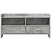 Mobile TV 100 x 33 x 47 cm Grigio Cemento Legno ingegnerizzato - Foto miniatura 4