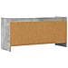 Mobile TV 100 x 33 x 47 cm Grigio Cemento Legno ingegnerizzato - Foto miniatura 5