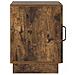 Comodino Rovere Fumo 43 x 34,5 x 47 cm Legno ingegnerizzato - Foto miniatura 5
