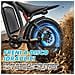Bicicletta Elettrica R700 1500W, Batteria Rimovibile 52V 25Ah, 20 Pollici Fat Tire, 47KM /H, Display LCD - Foto miniatura 5