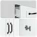 Credenza Bianco 66 x 34,5 x 92 cm Legno ingegnerizzato - Foto miniatura 8