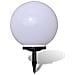 Lampione Solare A Led Da Giardino 40cm 1pz Con Picchetto - Foto miniatura 1