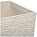 Vaso Rettangolare Per Interno Ed Esterno Beige 35x35x70cm Gaza - Foto miniatura 20