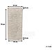 Vaso Rettangolare Per Interno Ed Esterno Beige 35x35x70cm Gaza - Foto miniatura 6