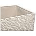 Vaso Rettangolare Per Interno Ed Esterno Beige 35x35x70cm Gaza - Foto miniatura 7