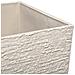 Vaso Rettangolare Per Interno Ed Esterno Beige 35x35x70cm Gaza - Foto miniatura 17