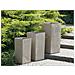 Vaso Rettangolare Per Interno Ed Esterno Beige 35x35x70cm Gaza - Foto miniatura 25