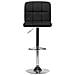 Set Di 2 Sgabelli Da Bar In Tessuto Nero Marion - Foto miniatura 18