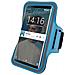Fascia Da Braccio Sport Smartphone Finestra Touch Cinturino Regolabile Blu - Foto miniatura 5