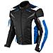 Giacca Tessuto Moto Protezioni Ce Manica Staccabile Gilet Termico Blu S - Foto miniatura 4