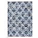 Tappet In Cotone Blu - Tappeto Rettangolare Design Moderno - 140x200cm - Adiyaman - Foto miniatura 7