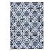 Tappet In Cotone Blu - Tappeto Rettangolare Design Moderno - 140x200cm - Adiyaman - Foto miniatura 4